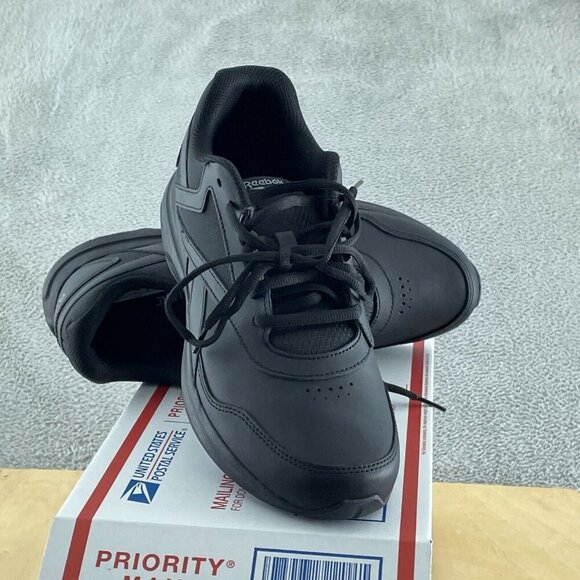 Reebok Men's Walk Ultra 7 DMX Max Shoe, Black/Grey/Royal, 9.5 S019 - Picture 2 of 10